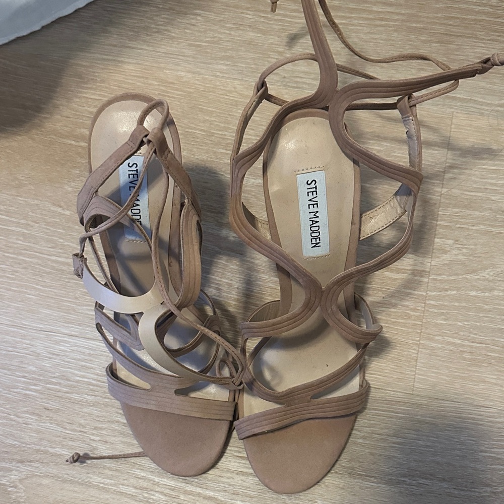 Steve Madden Women's Brown Strappy Heels